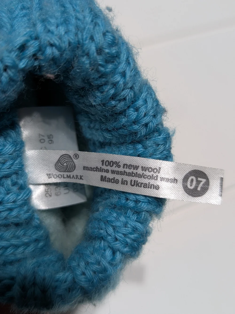 Haflinger Blue Knit Unicorn European Boiled Wool Slipper Boots Toddler Girl Sz 7